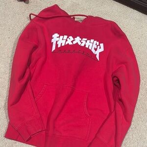 Thrasher Red Graphic Hoodie